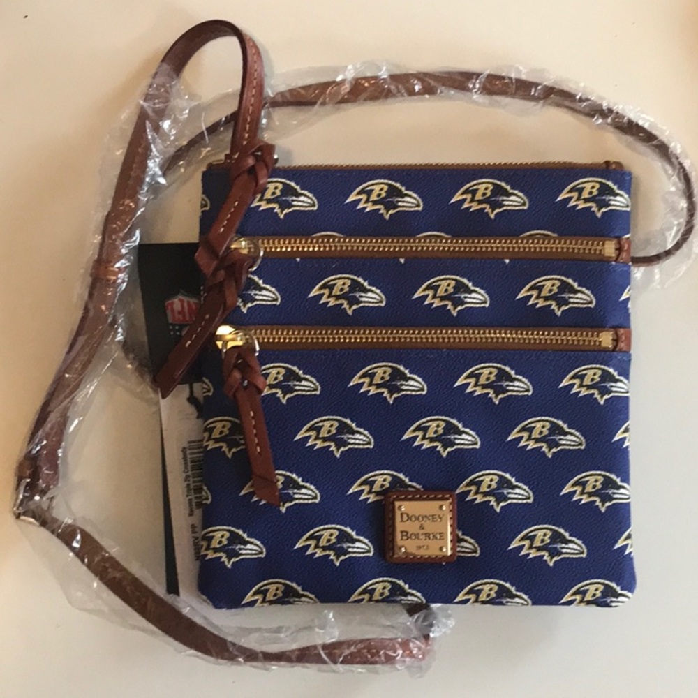 Ravens Triple Zip Crossbody